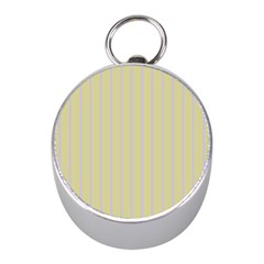 Summer Sand Color Lilac Stripes Mini Silver Compasses by picsaspassion