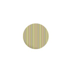 Summer Sand Color Lilac Pink Yellow Stripes Pattern 1  Mini Buttons