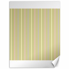 Summer Sand Color Lilac Pink Yellow Stripes Pattern Canvas 36  X 48   by picsaspassion