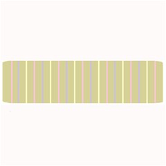 Summer Sand Color Lilac Pink Yellow Stripes Pattern Large Bar Mats by picsaspassion