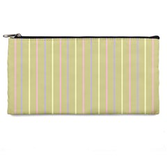 Summer Sand Color Lilac Pink Yellow Stripes Pattern Pencil Cases