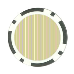 Summer Sand Color Lilac Pink Yellow Stripes Pattern Poker Chip Card Guards (10 Pack)  by picsaspassion