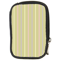 Summer Sand Color Lilac Pink Yellow Stripes Pattern Compact Camera Cases by picsaspassion