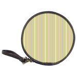 Summer sand color lilac pink yellow stripes pattern Classic 20-CD Wallets Front