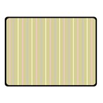 Summer sand color lilac pink yellow stripes pattern Double Sided Fleece Blanket (Small)  45 x34  Blanket Front