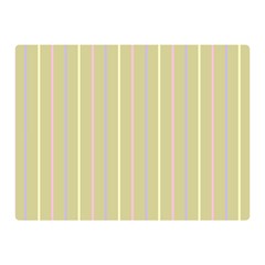 Summer Sand Color Lilac Pink Yellow Stripes Pattern Double Sided Flano Blanket (mini) 