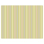 Summer sand color lilac pink yellow stripes pattern Double Sided Flano Blanket (Medium)  60 x50  Blanket Front