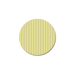 Summer Sand Color Yellow Stripes Pattern Golf Ball Marker