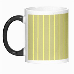 Summer Sand Color Yellow Stripes Pattern Morph Mugs by picsaspassion