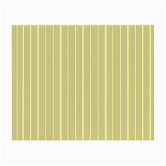 Summer Sand Color Yellow Stripes Pattern Small Glasses Cloth (2-side)