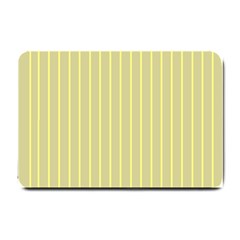 Summer Sand Color Yellow Stripes Pattern Small Doormat 