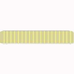 Summer Sand Color Yellow Stripes Pattern Small Bar Mats