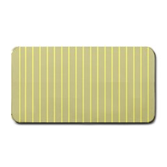 Summer Sand Color Yellow Stripes Pattern Medium Bar Mats by picsaspassion