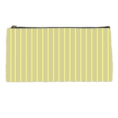 Summer Sand Color Yellow Stripes Pattern Pencil Cases