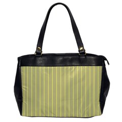 Summer Sand Color Yellow Stripes Pattern Office Handbags