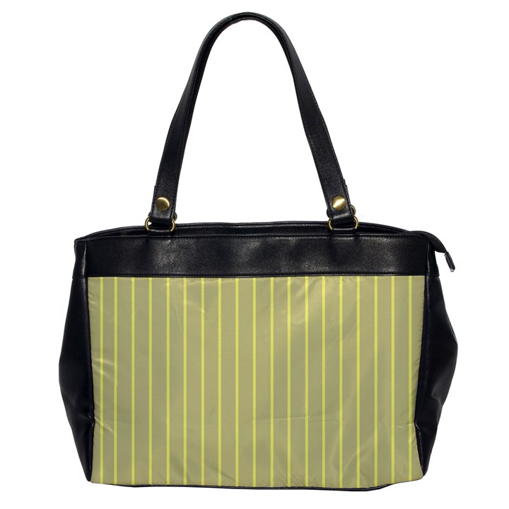 Summer sand color yellow stripes pattern Office Handbags