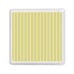 Summer Sand Color Yellow Stripes Pattern Memory Card Reader (square) 