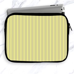 Summer Sand Color Yellow Stripes Pattern Apple Ipad 2/3/4 Zipper Cases by picsaspassion