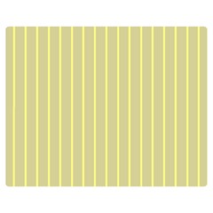 Summer Sand Color Yellow Stripes Pattern Double Sided Flano Blanket (medium) 