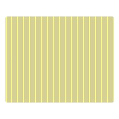 Summer Sand Color Yellow Stripes Pattern Double Sided Flano Blanket (large) 