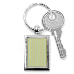 Summer Sand Color Blue Stripes Pattern Key Chains (rectangle) 