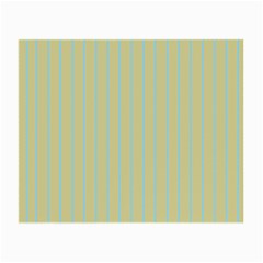 Summer Sand Color Blue Stripes Pattern Small Glasses Cloth (2-side)