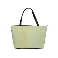 Summer Sand Color Blue Stripes Pattern Shoulder Handbags