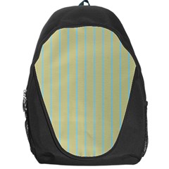 Summer Sand Color Blue Stripes Pattern Backpack Bag