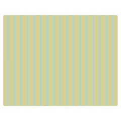 Summer Sand Color Blue Stripes Pattern Double Sided Flano Blanket (medium) 