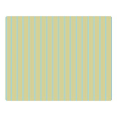 Summer Sand Color Blue Stripes Pattern Double Sided Flano Blanket (large)  by picsaspassion