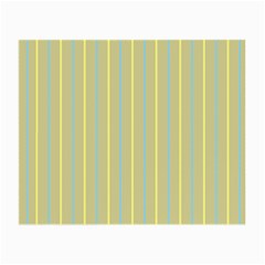 Summer Sand Color Blue And Yellow Stripes Pattern Small Glasses Cloth by picsaspassion