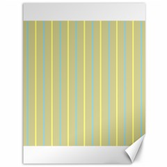 Summer Sand Color Blue And Yellow Stripes Pattern Canvas 36  X 48   by picsaspassion