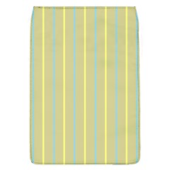 Summer Sand Color Blue And Yellow Stripes Pattern Flap Covers (l) 