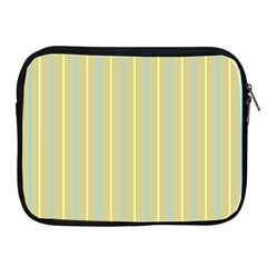 Summer Sand Color Blue And Yellow Stripes Pattern Apple Ipad 2/3/4 Zipper Cases