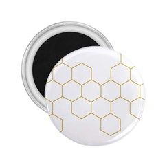 Honeycomb Pattern Graphic Design 2 25  Magnet