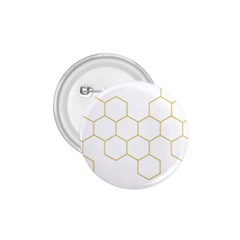 Honeycomb Pattern Graphic Design 1 75  Button