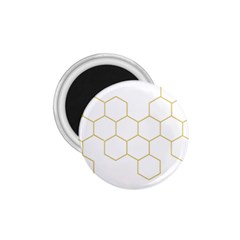 Honeycomb Pattern Graphic Design 1 75  Magnet by picsaspassion