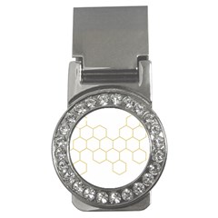 Honeycomb Pattern Graphic Design Money Clip (cz)