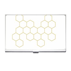 Honeycomb Pattern Graphic Design Business Card Holder