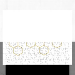 Honeycomb Pattern Graphic Design Jigsaw Puzzle (rectangular)