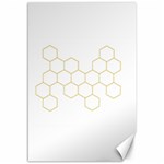 Honeycomb pattern graphic design Canvas 12  x 18  11.88 x17.36  Canvas - 1