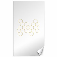 Honeycomb Pattern Graphic Design Canvas 40  X 72 