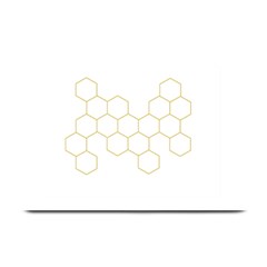 Honeycomb Pattern Graphic Design Plate Mat