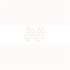 Honeycomb Pattern Graphic Design Large Bar Mat by picsaspassion