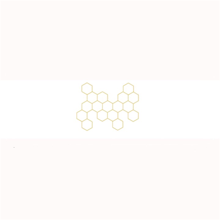 Honeycomb pattern graphic design Large Bar Mat