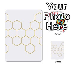 Honeycomb Pattern Graphic Design Multi-purpose Cards (rectangle)