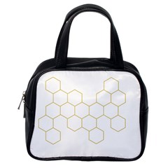 Honeycomb Pattern Graphic Design Classic Handbag (one Side) by picsaspassion