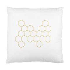 Honeycomb Pattern Graphic Design Standard Cushion Case (two Sides) by picsaspassion