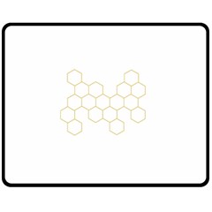 Honeycomb Pattern Graphic Design Fleece Blanket (medium)