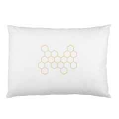 Honeycomb Pattern Graphic Design Pillow Case (two Sides)